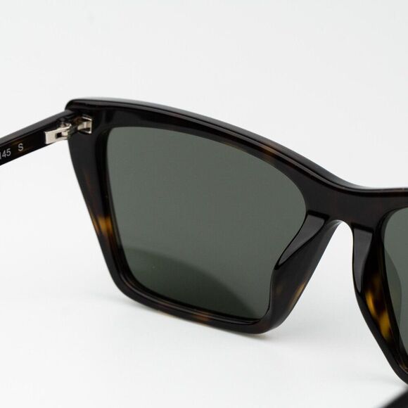 Saint Laurent Women Sunglasses Havana Grey Cat Eye SL737 MICA THIN 002 BRAND NEW main image 8